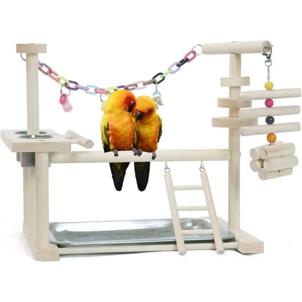 Parque Infantil Para Loros, Soporte De Juego Para Pájaros, | Cuotas Sin